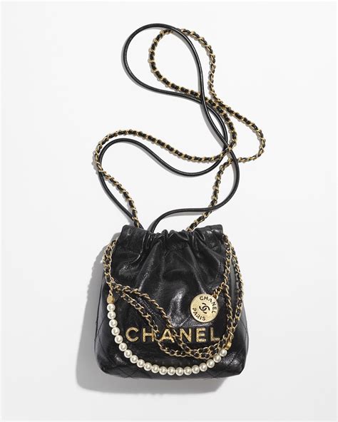 chanel mini black hardware|CHANEL 22 Mini Handbag.